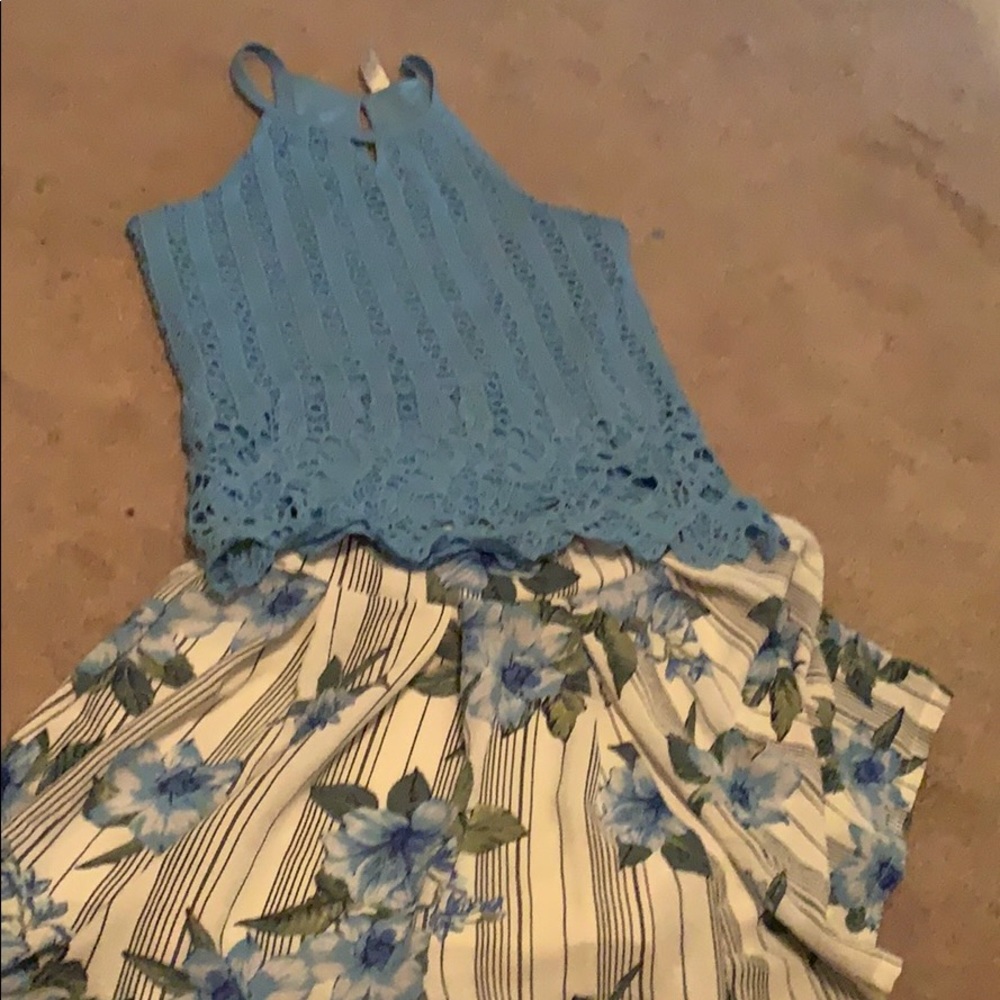 Short set. Outfit.